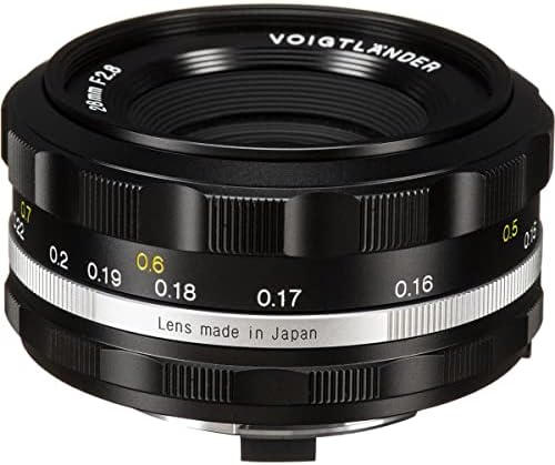 Voigtlander Renk Skopar 28mm f/2.8 Asferik SLII-S Lens, Siyah Jant