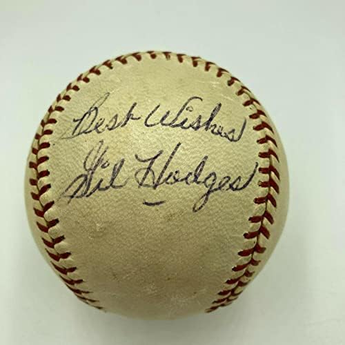 Güzel Gil Hodges Tek İmzalı Beyzbol JSA COA İmzalı Beyzbol Topları