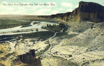 Toll Gate Kayası, Wyoming Kartpostalı