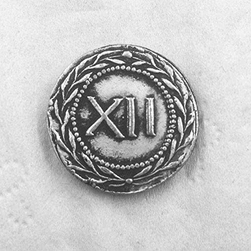Kabartmalı Yunan Sikke XII Gümüş Sikke Sikke hatıra parası Koleksiyonu