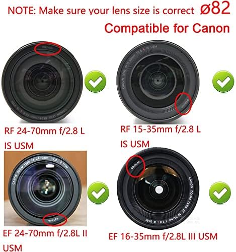 MOSTOS; Tüm Kamera Modelleri ve Boyutları için Üstün® Kamera Lens Kapakları Sunar (Lumix için 82mm)