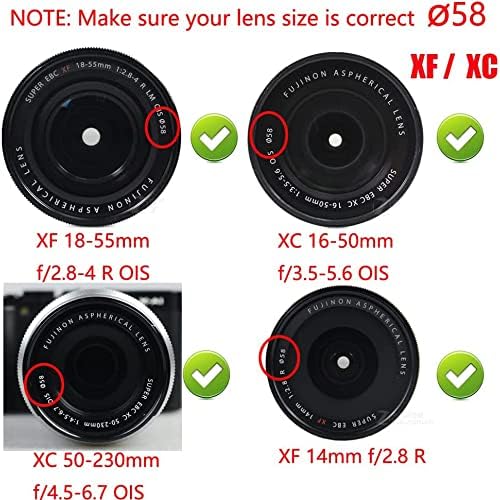 MOSTOS; Tüm Kamera Modelleri ve Boyutları için Üstün® Kamera Lens Kapakları Sunar (Tamron için 58mm)
