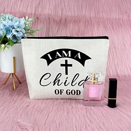 Hıristiyan İncil Ayet Hediye Makyaj Çantası Vaftiz Kızı Hediyeler Kadınlar için doğum günü hediyesi Kız için kozmetik