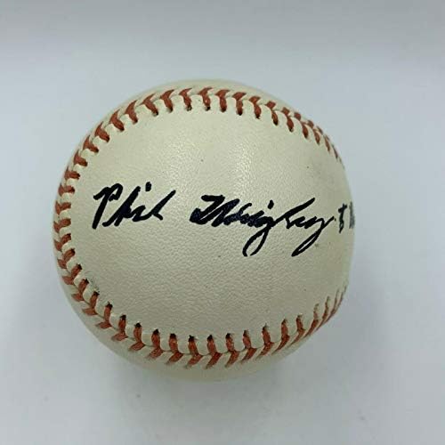 Philip K. Wrigley Tek İmzalı Beyzbol Chicago Cubs Sahibi JSA COA Çok Nadir İmzalı Beyzbol Topları
