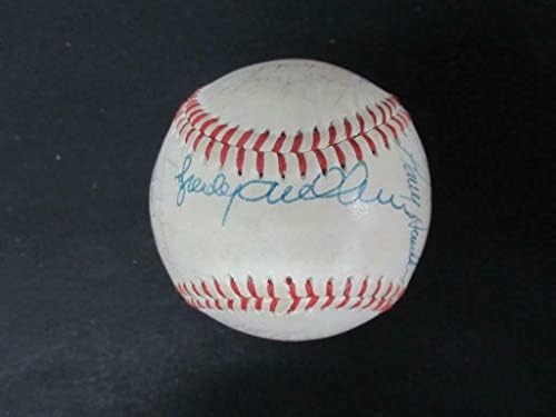 (25) 1986 Detroit Tigers Takımı-İmzalı Beyzbol İmzası Otomatik PSA / DNA AG53978-İmzalı Beyzbol Topları