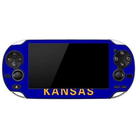 Kansas Eyalet Bayrağı Vinil çıkartma Cilt tarafından ElitePrinting Playstation Vita için