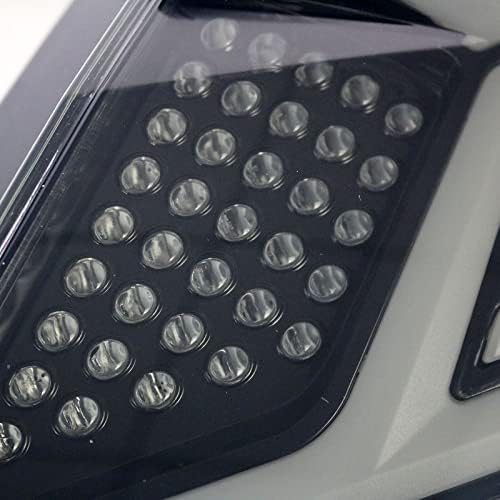 ECP-AUTOTEILE için fit 17-21 Civic Hatchback FK7 / FK8 LED çubuk Sinyal park lambaları Beyaz Tüpler / Füme