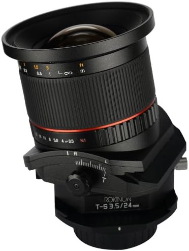 Rokinon TSL24M-N 24mm f / 3.5 Eğim Kaydırma nikon için lens