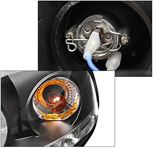 ZMAUTOPARTS BMW E46 3 Serisi 2Dr / M3 Halo LED Projektör Farlar Siyah