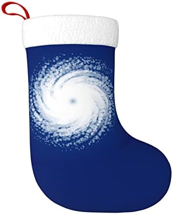 Waymay Kasırga Noel Çorap 18 İnç Noel Asılı Çorap Klasik Tatil Dekorasyon Çorap