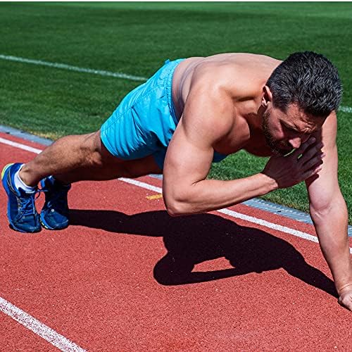 BVNSOZ erkek Atletik Şort Cepler ve Elastik Kemer ile Hızlı Kuru egzersiz şortu Erkekler için