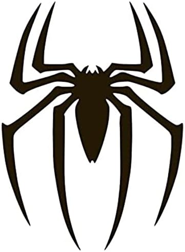 CD 4721 Örümcek Adam Örümcek Logo Vinil çıkartma Otomobil Kamyon Van Duvarlar Dizüstü Bilgisayarlar 5 inç Siyah Renk
