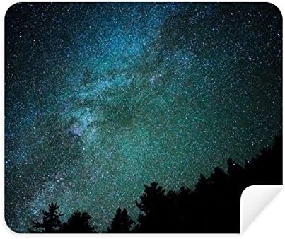 Galaxy Karanlık Yıldız Bulutlar Temizlik Bezi Ekran Temizleyici 2 adet süet kumaş