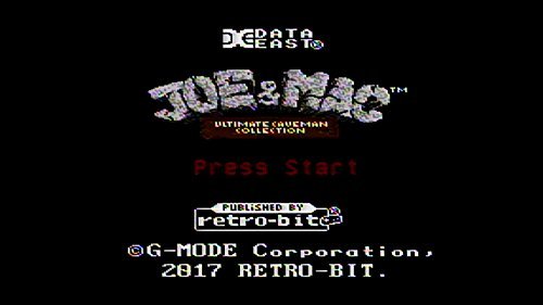 Retro-Bit Avrupa Joe ve Mac Ultimate Mağara Adamı Koleksiyonu PAL Versiyonu SNES Kartuşu için Süper NES (Nintendo