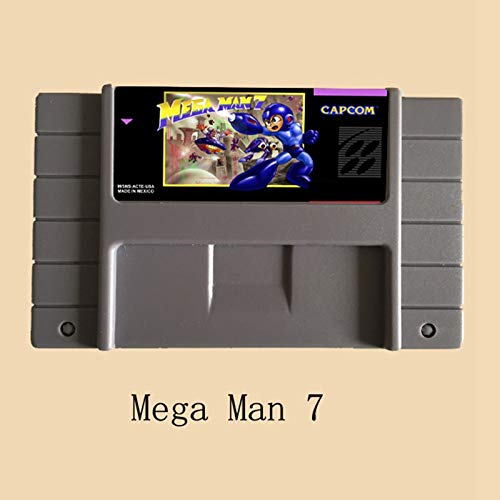 ROMGame Mega Man 7 16 Bit Büyük Gri Oyun Kartı Abd Ntsc Oyun Oyuncuları