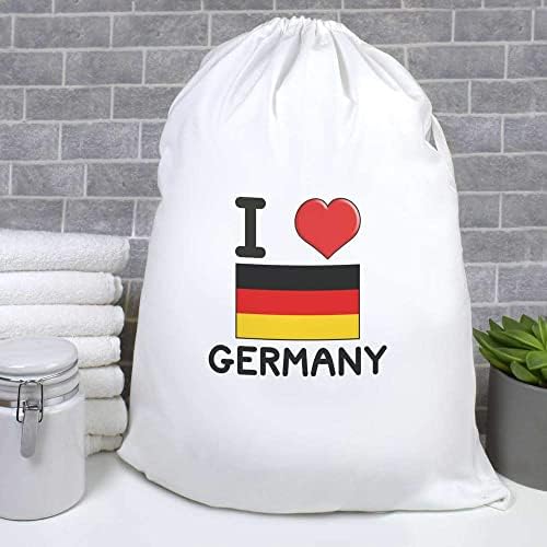 Azeeda' Almanya'yı Seviyorum ' Çamaşır/Yıkama/Saklama Çantası (LB00021186)