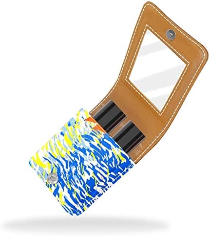 ORYUEKAN Ruj Kılıfı Ayna ile Sevimli Taşınabilir Makyaj Çantası kozmetik torbası, Sahil Plaj Uçurtma