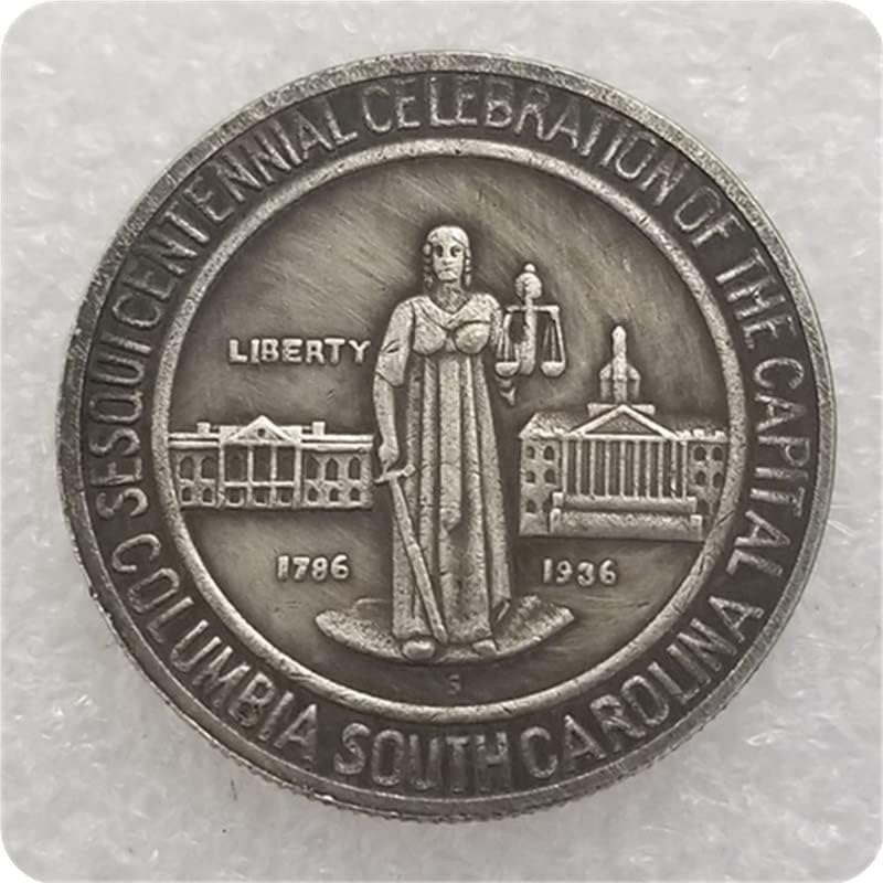 Antika El Sanatları ABD Yarım Dolar 1936-P Gümüş Dolar Koleksiyonu 1581