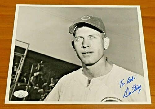 Dee Fondy, JSA COA İmzalı MLB Fotoğrafları ile Vintage Beyzbol 8x10 Fotoğrafını İmzaladı