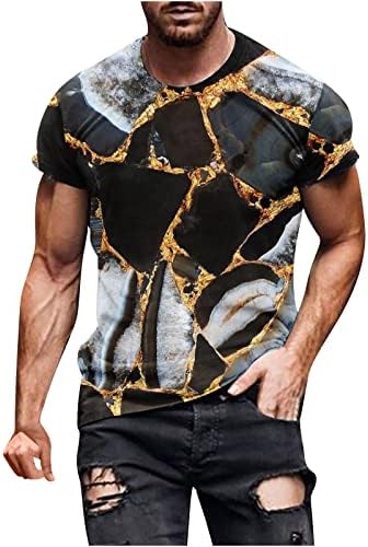 T Shirt Erkekler için Kaplan Baskılı Vahşi Hayvan Yüz Gömlek Kısa Kollu Grafik T-Shirt-Yenilik Moda Tees Yaz Üstleri