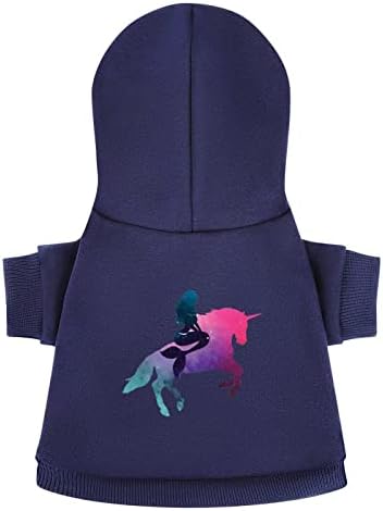 Galaxy Mermaid Sürme Unicorn Tek Parça Köpek Kostüm Pet Takım Elbise Şapka ile Evcil Hayvan aksesuarları Köpek ve