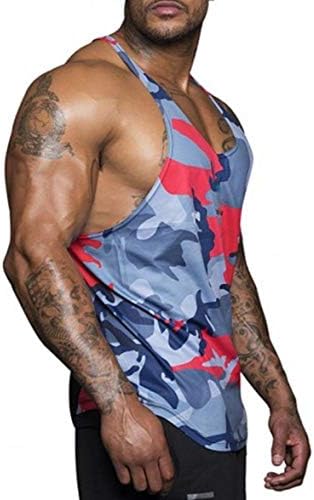 XARAZA erkek Kas Stringer Tankı Üstleri Atletik Egzersiz Gym Fitness Yelek T-Shirt