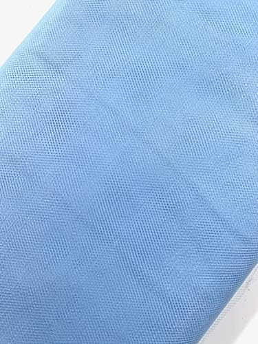 Juliana Açık Mavi 40 Metre 54 Polyester Tül Kumaş Bolt - 10011