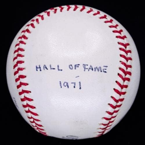 İnanılmaz Satchel Paige Tek İmzalı Beyzbol HOF D. 1982 JSA LOA İmzalı Beyzbol Topları