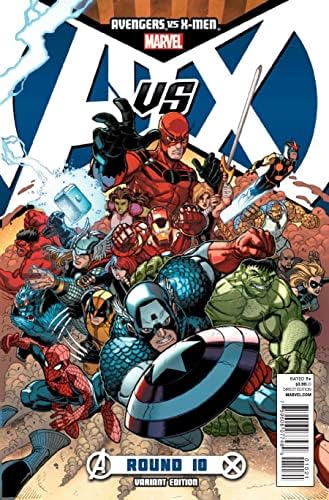 Yenilmezler X-Men'e karşı 10A VF / NM; Marvel çizgi romanı
