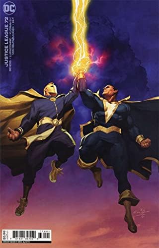 Adalet Ligi (4. Seri) 72A VF / NM; DC çizgi roman / Siyah Adam kart stoğu