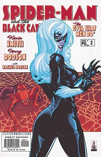Örümcek Adam / Kara Kedi: Erkeklerin Yaptığı Kötülük 2 FN; Marvel çizgi romanı / Kevin Smith