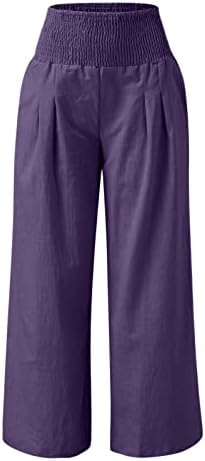 Pijama Pantolon Kadınlar için Streç Bel Buffalo Ekose Pijama Dipleri Artı Boyutu İpli Jogger Geniş Bacak Atletik Pantolon