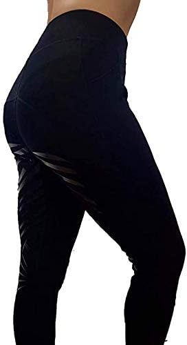 ETHKIA Kadınlar ıçin Yüksek Bel Pantolon Iş Rahat Yüksek Pantolon Egzersiz kadın Sürme Pantolon Spor Pantolon Bel