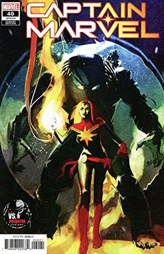 Kaptan Marvel (11. Seri) 40A VF / NM; Marvel çizgi romanı / 174'e karşı Predator varyantı