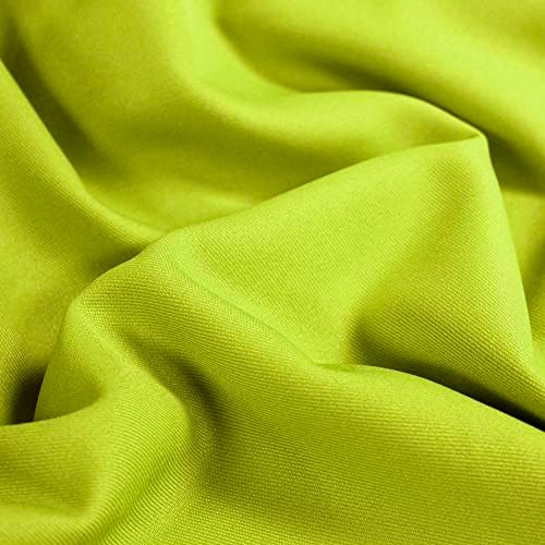 Takım Elbise, Palto, Pantolon/Pantolon, Üniforma için Avluda Delaney Kireç Yeşili Polyester Gabardin Kumaş - 10056