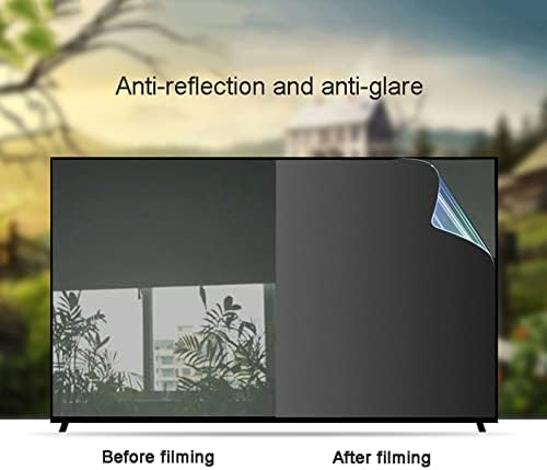WLWLEO 50-70 inç TV ekran koruyucu mat parlama önleyici TV Filmi engelleme mavi ışık filtresi Filmi, Çizilmez / toz