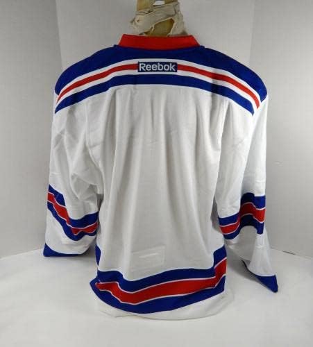 New York Rangers Boş Oyun Verilen Beyaz Deplasman Forması Reebok 56 DP40505-Oyun Kullanılan NHL Formaları