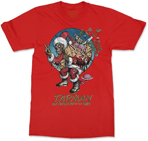 Yaşayan Ölülerin dönüşü Santa Tarman Noel T-Shirt