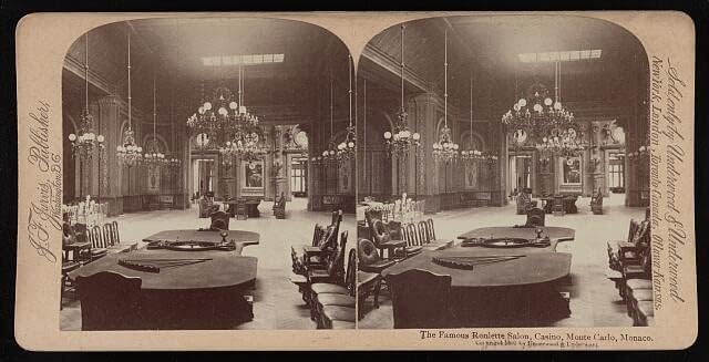 HistoricalFindings Fotoğraf: Ünlü Rulet Salonu, kumarhane, Monte Carlo,Monako, 1897