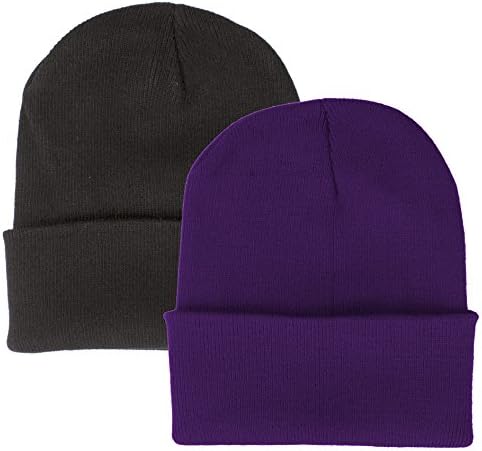 2 Paket abd'de Yapılan Kalın Bere Manşet Premium Şapkalar Kış Şapka