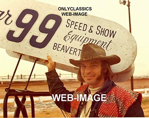 OnlyClassics 1973 JAN Opperman AUTO RACİNG'İN Orijinal Outlaw 8X10 Fotoğraf Kanatlı Sprint ARABASI