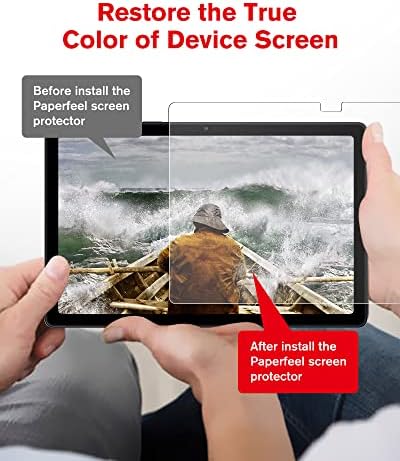 bersem [2 Paket Paperfeel Ekran Koruyucu ile Uyumlu Galaxy Tab a8 2021 (10.5 inç) hassas Dokunmatik / Kabarcıksız