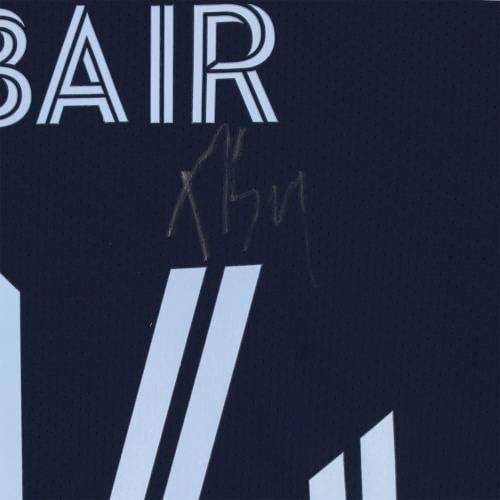 Theo Bair Vancouver Whitecaps FC İmzalı Maç-2020 MLS Sezonundan Kullanılmış 14 Donanma Forması-İmzalı Futbol Formaları