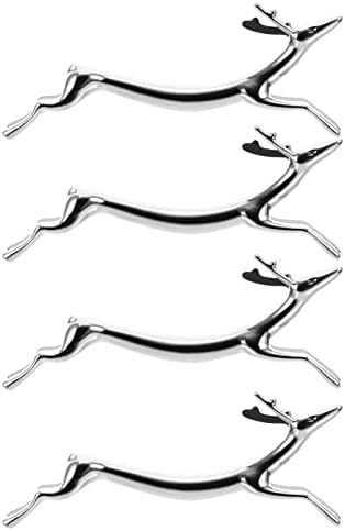 4 Adet Çubuklarını Dayanağı Metal Geyik Şekilli yemek çubuğu tutucu Kaşık Çatal Dayanağı Raf Çubuklarını Standı Ev