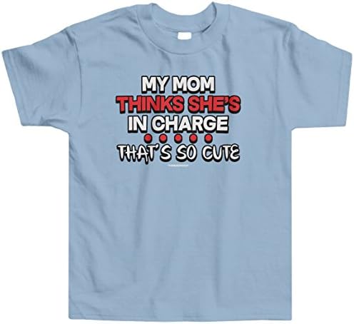 Threadrock Küçük Erkek ' Annem Sorumlu Olduğunu Düşünüyor Bu çok Sevimli Tişört