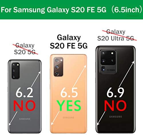 Dzxouuı Samsung S20 FE 5G Durumda, Samsung S20 FE 2022 Durumda, Samsung Galaxy S20 Fan Baskı Durumda, koruyucu Telefon