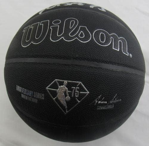Kevin Garnett İmzalı Otomatik İmza Wilson NBA 75. Basketbol w/Insc PSA / DNA 1 İmzalı Basketbol Topları