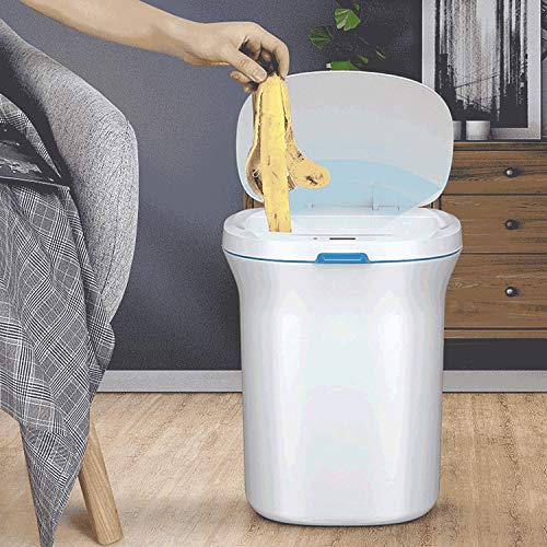 CZDYUF Yaratıcı Elektrikli çöp tenekesi Ev İndüksiyon çöp tenekesi kapaklı Akıllı Fotoselli Mutfak Tuvalet çöp tenekesi