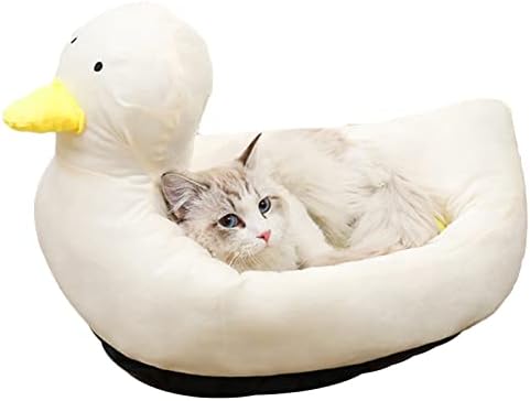 LÜZHONG Kapalı Kediler için Sevimli Kedi Yatakları-Çıkarılabilir Yıkanabilir Minderli Yastık ile Premium Kedi Yatağı