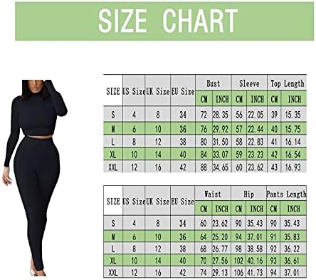 2 Parça Kıyafet Kadınlar için Salon Seti Rahat Hoodie Seti Uzun Kollu Kazak Kazak Sweatpant Egzersiz Eşofman Eşofman
